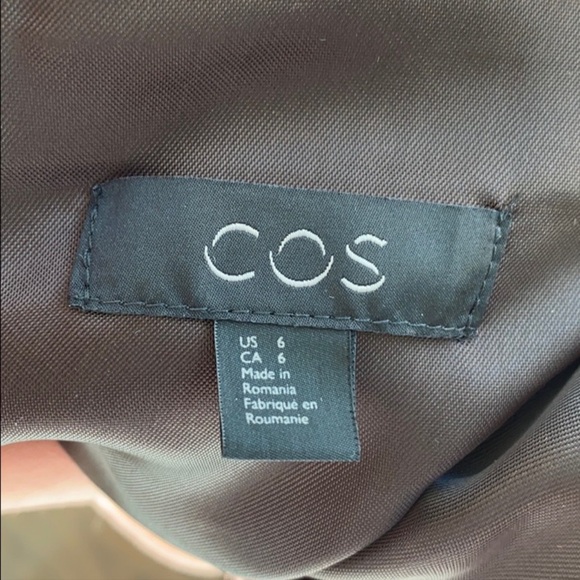 COS Wool Car coat Size 6 in Blush (muted) Pink - Picture 9 of 15